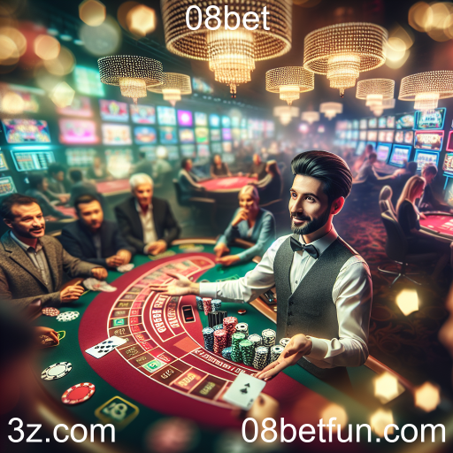 Viva a Experiência do Cassino Ao Vivo na 08bet